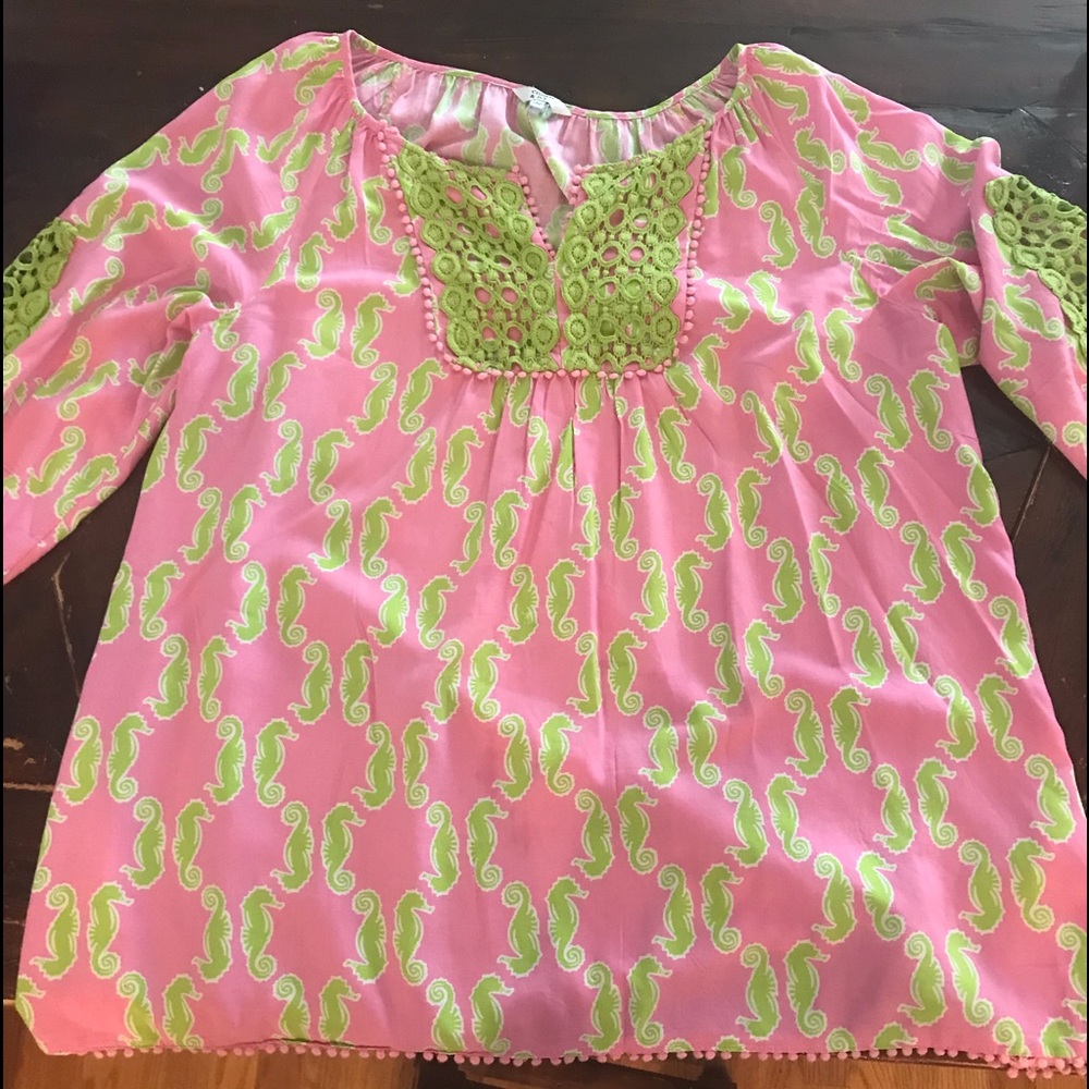 Crown & Ivy peasant blouse. Xl